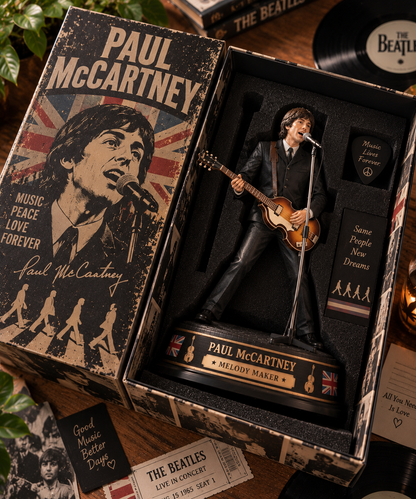 Paul McCartney Melody Maker – Collectible Acrylic Plaque Table Decor