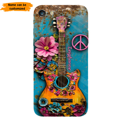 Hippie Guitar Soul - Personalized Hippie Phone Case
