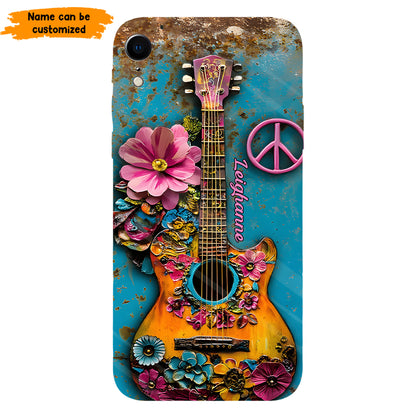 Hippie Guitar Soul - Personalized Hippie Phone Case