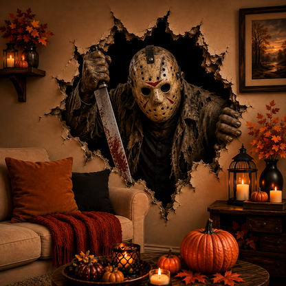 Halloween 3D Horror Wall Decal