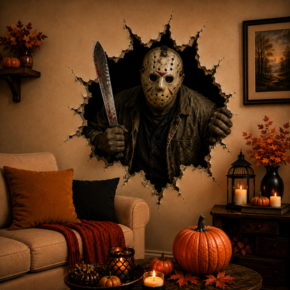 Halloween 3D Horror Wall Decal