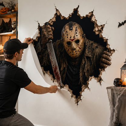 Halloween 3D Horror Wall Decal