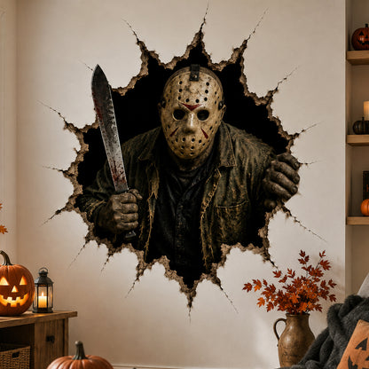 Halloween 3D Horror Wall Decal