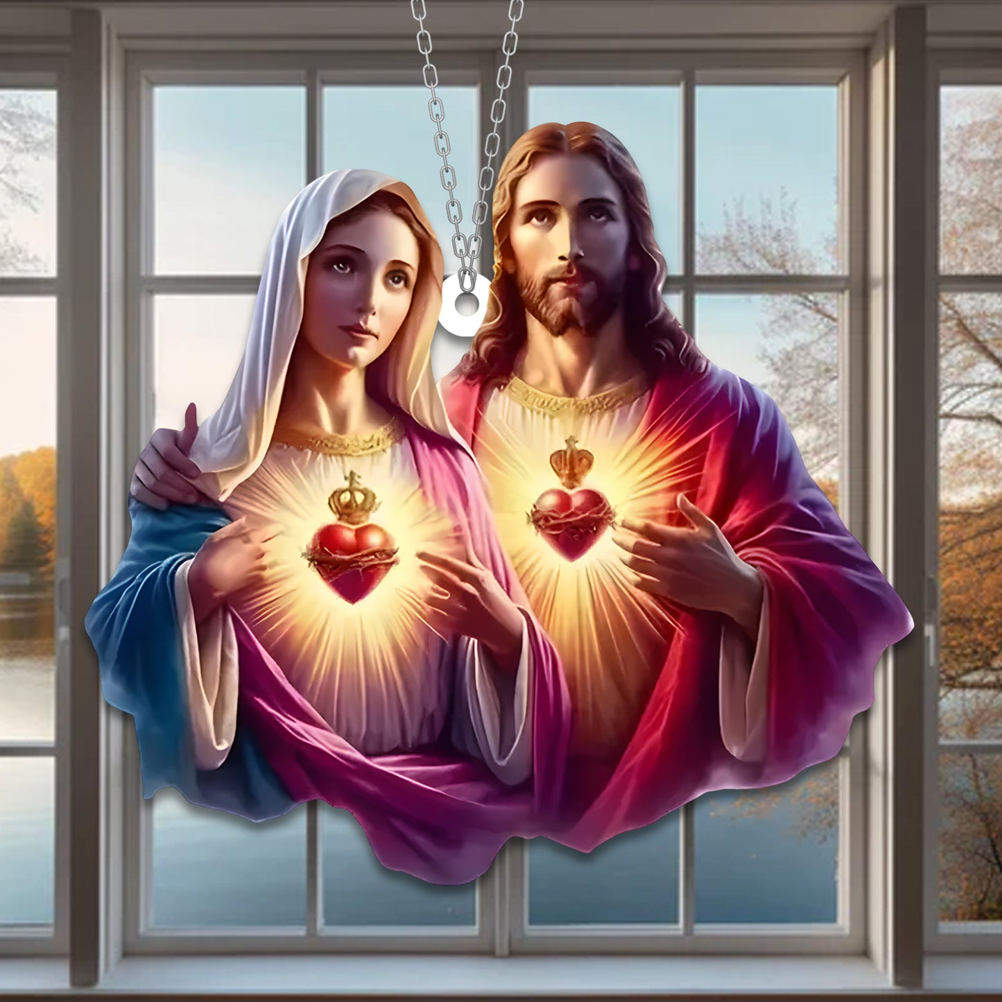 Jesus Mother's Day Acrylic Window