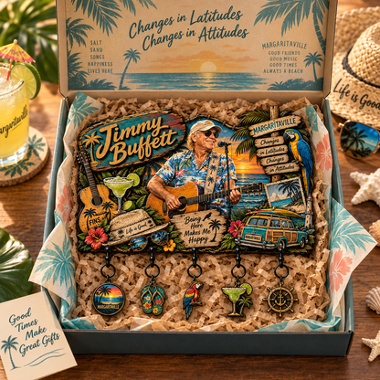 Jimmy Buffett Wall Key Holder – Music Legend Wall Key Rack