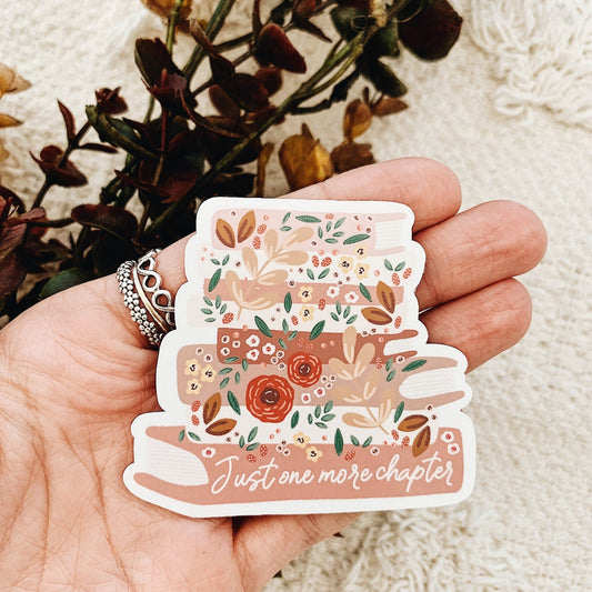 Just One More Chapter Sticker Decal