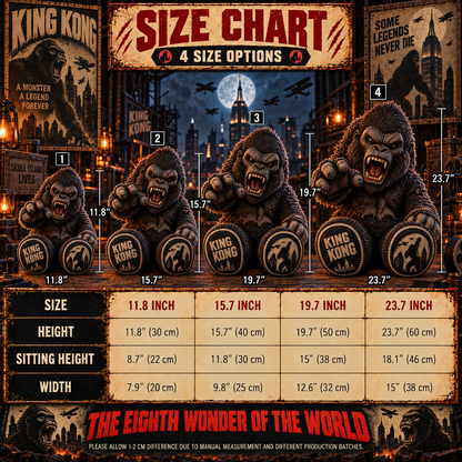 King Kong A Monster A Legend Forever Custom Shape Pillow – Creepy Halloween Collector Gift