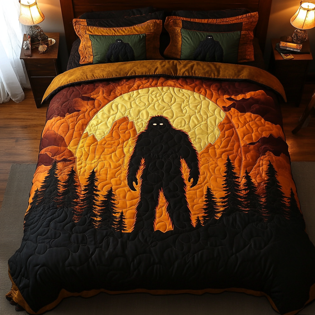 Legendary Trail - Bigfoot Quilted Bedding Set
