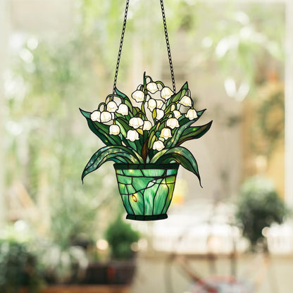 Lily of valley Acrylic Window Hanging Decoration 2