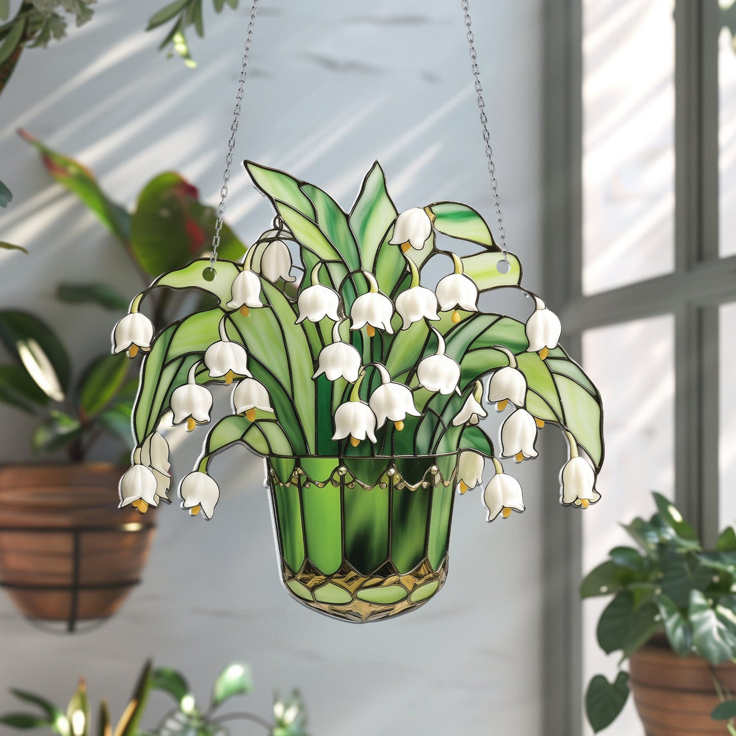 Lily of valley Acrylic Window Decor