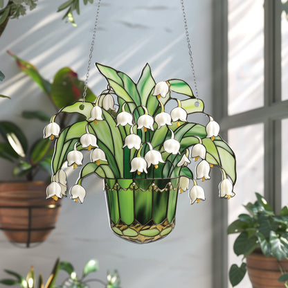 Lily of valley Acrylic Window Decor