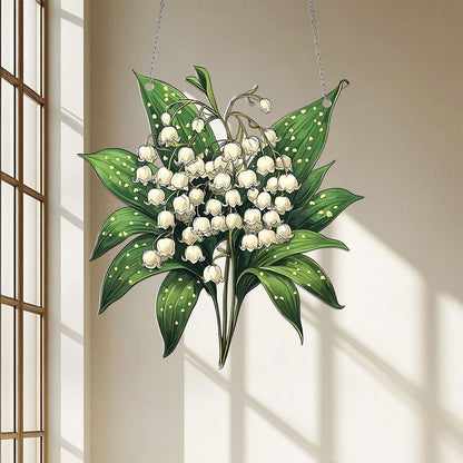 Lily of valley Acrylic Window Hanging Decoration