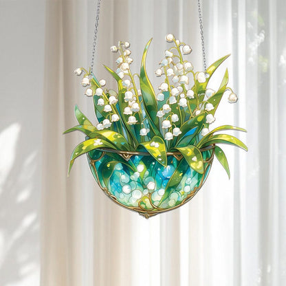 Lily of valley Window Hanging