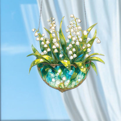 Lily of valley Window Hanging