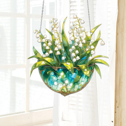Lily of valley Window Hanging