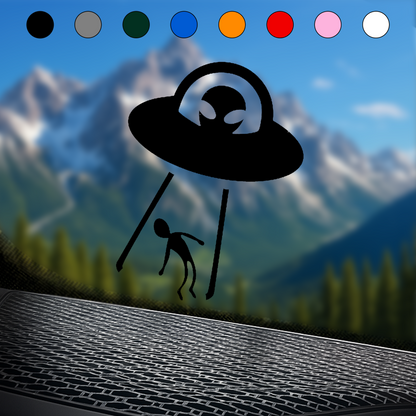 UFO & Alien Abduction Sticker