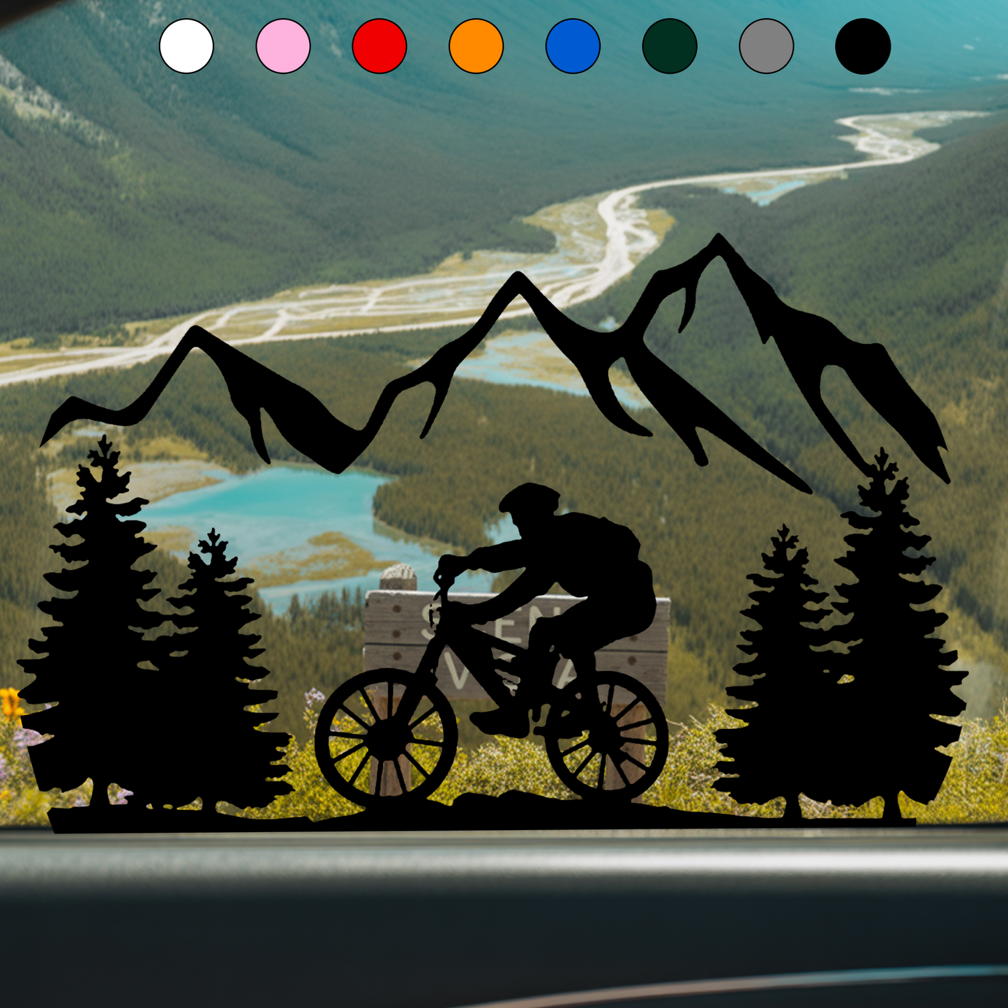 Mountain Ride Sticker