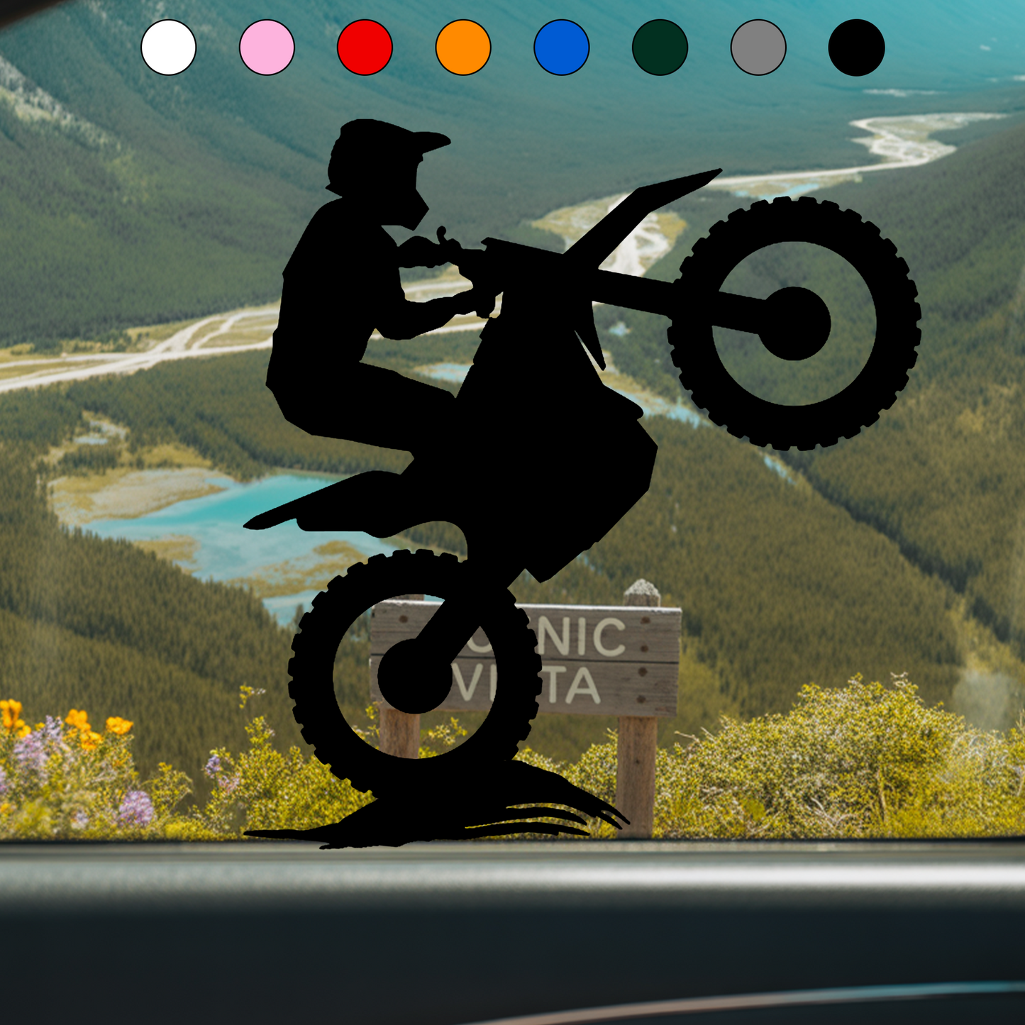 Wheelie King Sticker