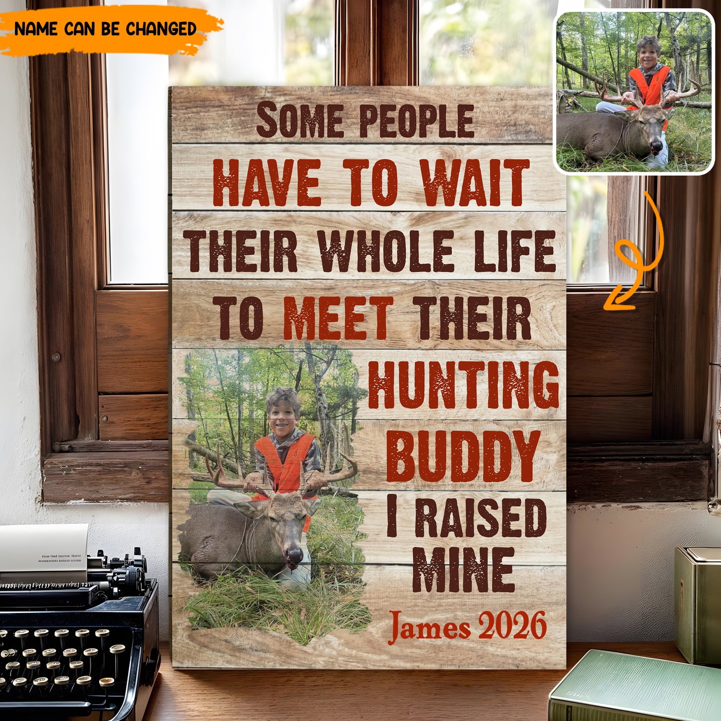 The Ultimate Hunting Buddy - Personalized Poster Canvas