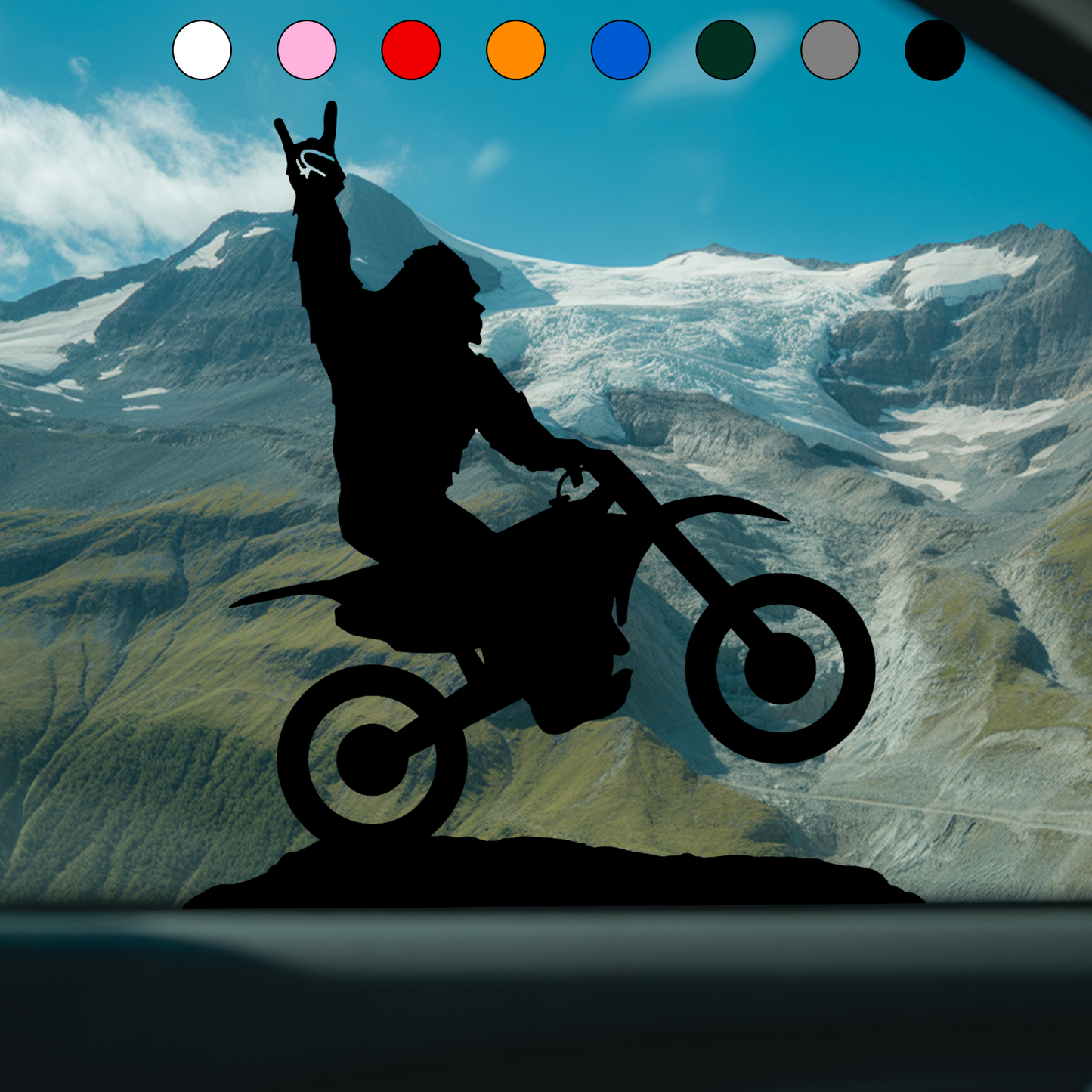 Bigfoot Rider Sticker
