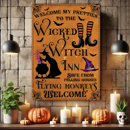 Welcome My Pretties To The Wicked - Witch Canva & Poster