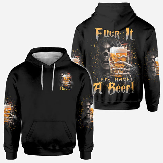 Lets Have A Beer! - Personalized Beer All Over Print Shirt