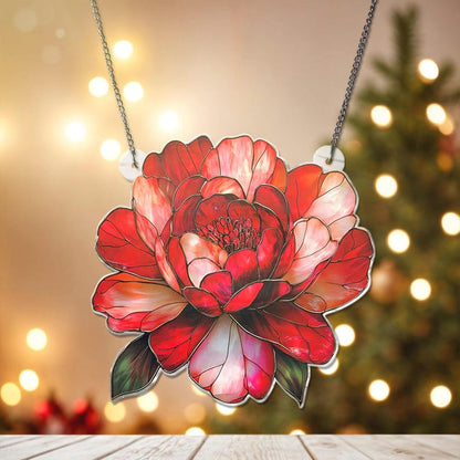 Peony Hanging Acrylic Window