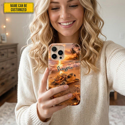 Personalized Cute Turtle Phone Case