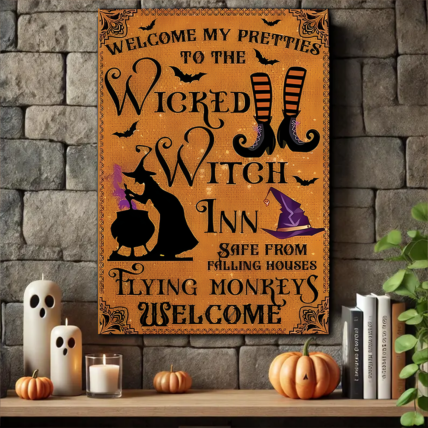 Welcome My Pretties To The Wicked - Witch Canva & Poster