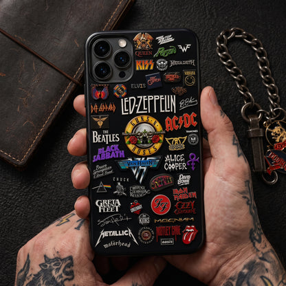Rock Lovers - Classic Rock Legends Phone Case Version 4