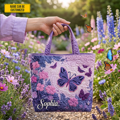 Personalized Dreamy Butterfly Tote Bag