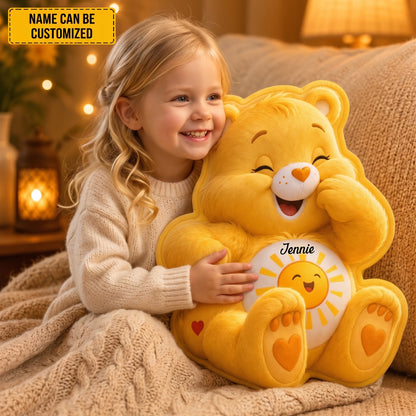 Personalized Smile Bear Pillow