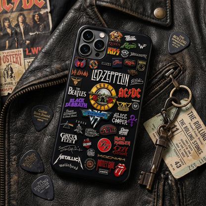 Rock Lovers - Classic Rock Legends Phone Case Version 4