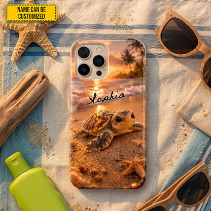 Personalized Cute Turtle Phone Case
