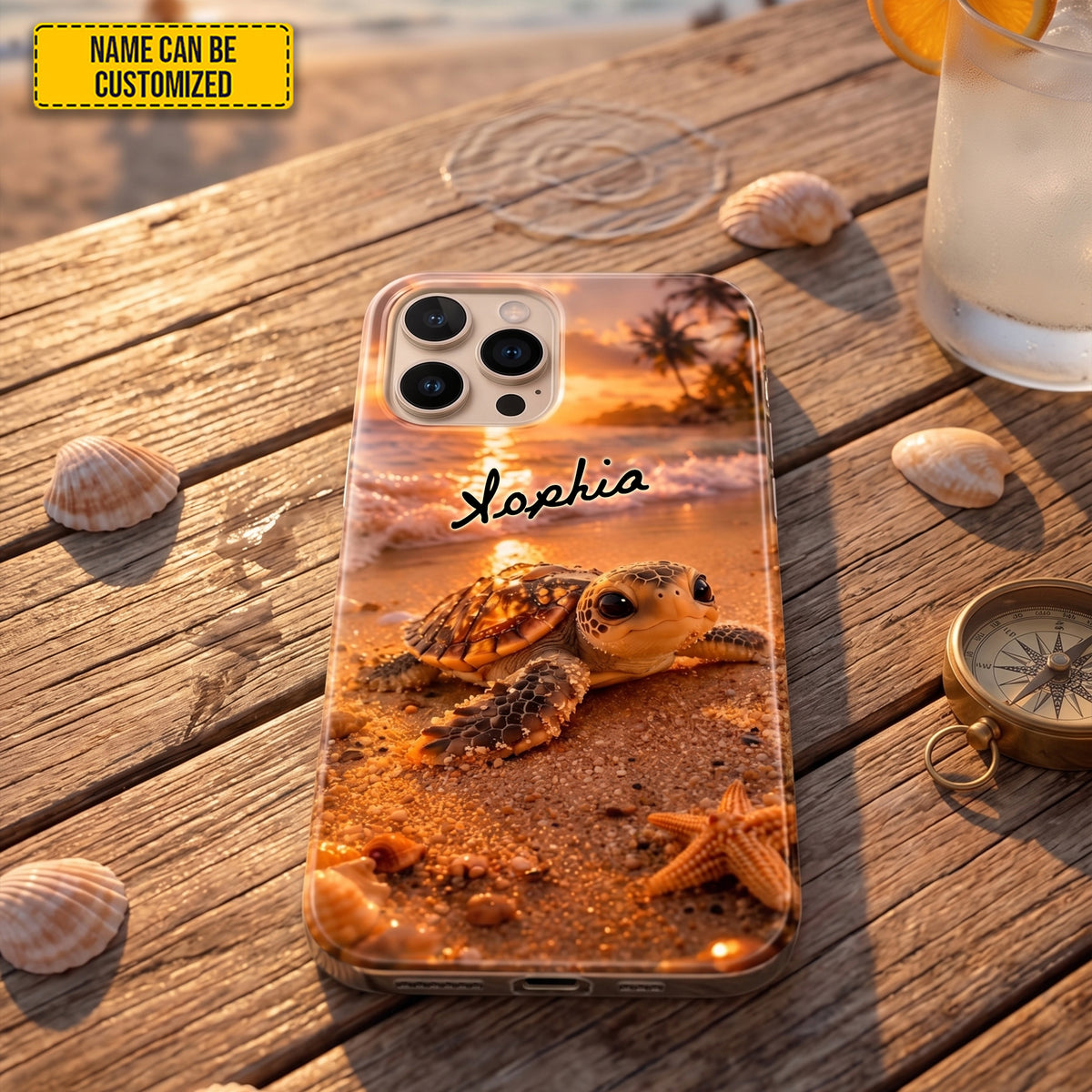 Personalized Cute Turtle Phone Case