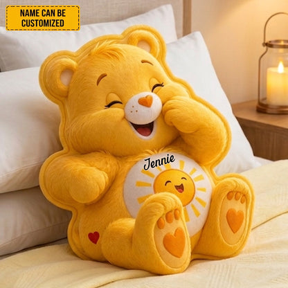 Personalized Smile Bear Pillow