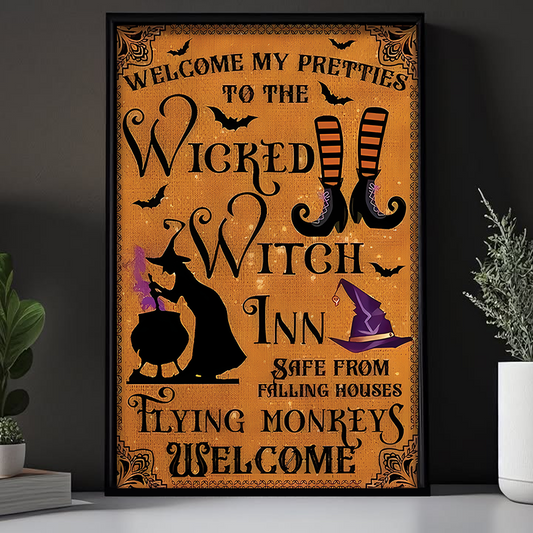 Welcome My Pretties To The Wicked - Witch Canva & Poster