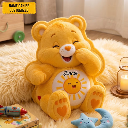Personalized Smile Bear Pillow