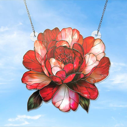 Peony Hanging Acrylic Window