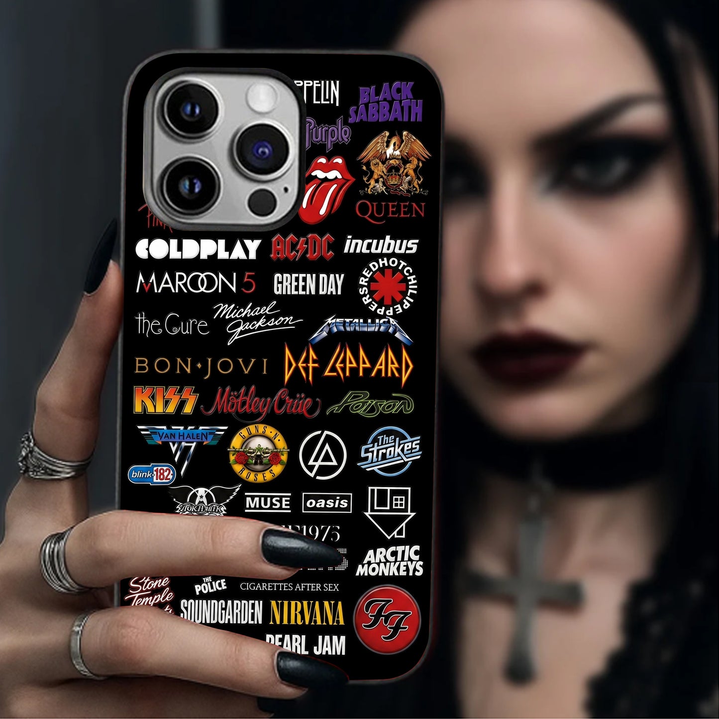 Rock Lovers - Classic Rock Legends Phone Case Version 2