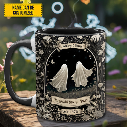 Couple Ghost - Personalized Accent Mug