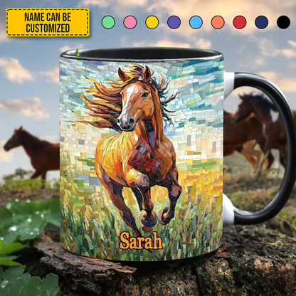Personalized Wild Horse Accent Mug