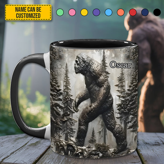 Legend in the Trees – Personalized Sasquatch/Bigfoot Accent Mug