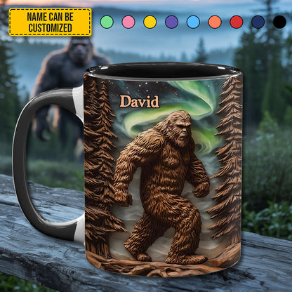 The Forest Legend – Personalized Bigfoot Accent Mug