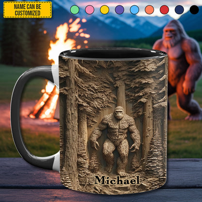 Legend in the Woods – Personalized Bigfoot Accent Mug