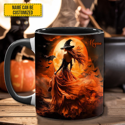 Halloween Witch - Personalized Witch Accent Mug