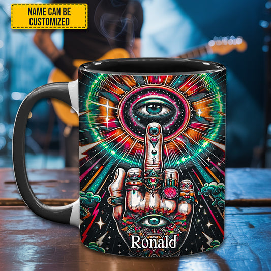 Psychedelic Rock – Personalized Accent Mug
