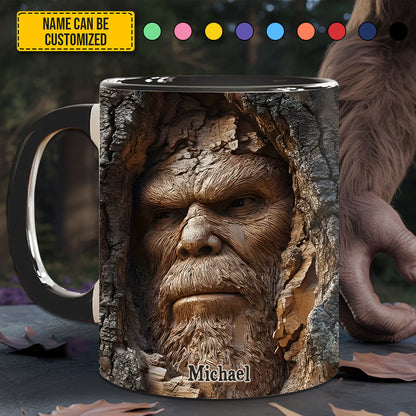 Forest Guardian – Personalized Bigfoot Accent Mug
