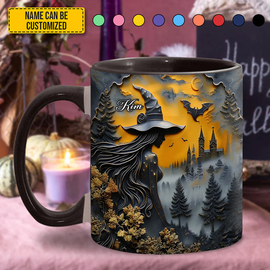 Mystery Witch - Personalized Witch Accent Mug