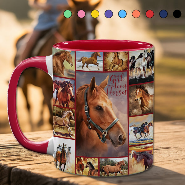 Love Horses - Horse Accent Mug